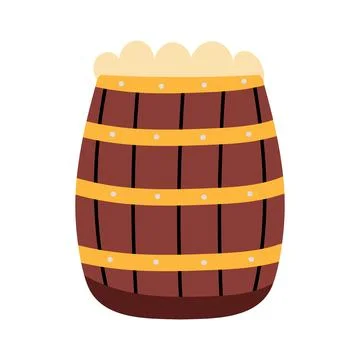 Green gift with bow on white background Stock Illustration