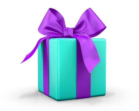 Green gift box Illustration