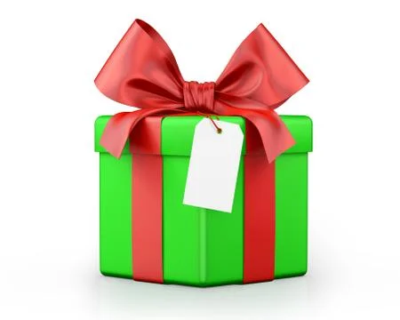 Green gift 库存插图