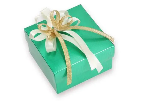 Green gift Stock Photos