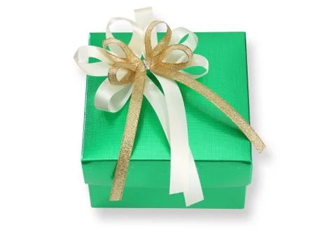 Green gift Stock Photos