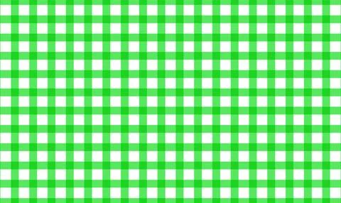 Green Gingham Check Pattern Background With Seamless Picnic Tablecloth Styl.. Stock Illustration