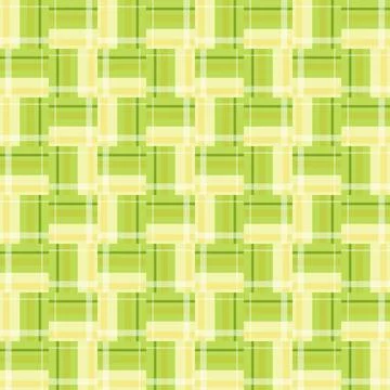 Green Gingham Checkered Pattern. Textile design of textured plaid. Stock Illustration