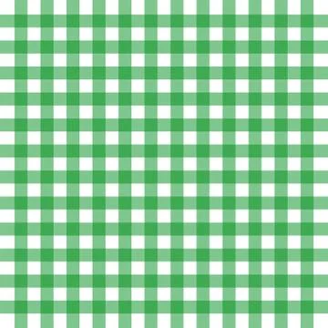Green gingham Stock Illustration