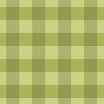 Green gingham plaid seamless vector pattern cozy  blanket 스톡 일러스트