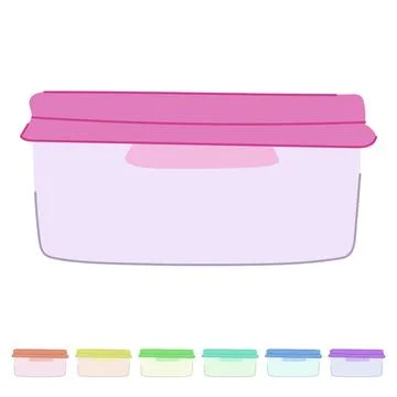 Green glass container vector cartoon graphic Stock Illustration
