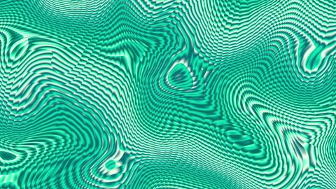 Green Glass Gradient, Abstract Neon Ribbed Wavy Pattern Vibrant emerald light Stock Footage 339236000