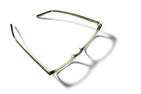 Green glasses Stock Photos