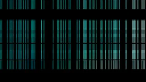 Green Glitch Pattern Stock Illustration