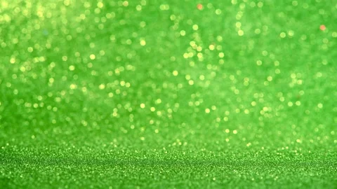 Green glitter background with in focus and out of focus area Stock Footage 139070774