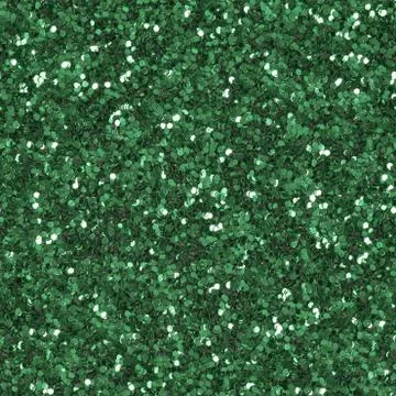 Green glitter background. Low contrast photo. Seamless square texture. Tile Stock Photos