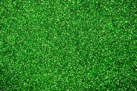 Green glitter background Stock-Fotos
