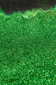 Green Glitter Background Foto stock