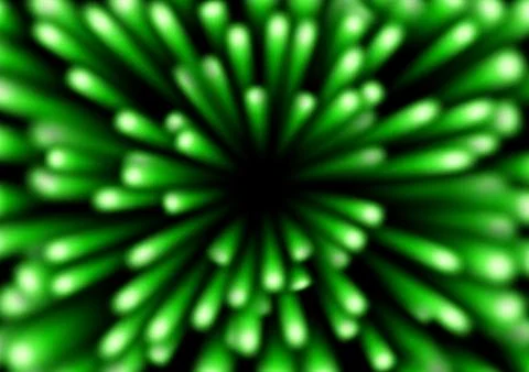 Green Glitter Light Raining Vector Illustration Illustrazione stock