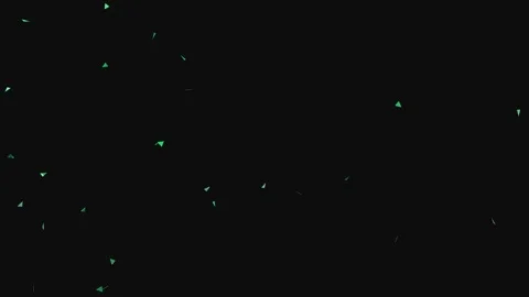 Green Glitter Particles Falling Slowly Against Black Background Abstract Ce.. Stock Footage 341652638