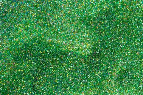 Green Glitter Foto stock