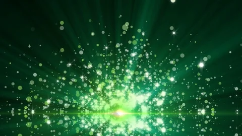 Animated green glitter background, Stock Video