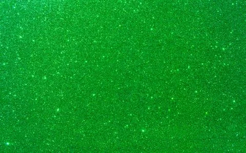 Green glitter texture, abstract background Stock Photos
