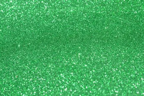 Green glitter texture background Stock Photos