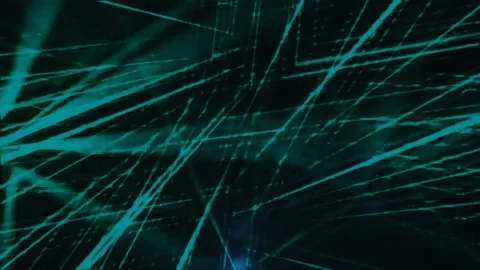 Green Glittering Lighting Animation  Stock Footage 236671300