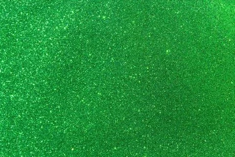 Green glittery background Stock Photos