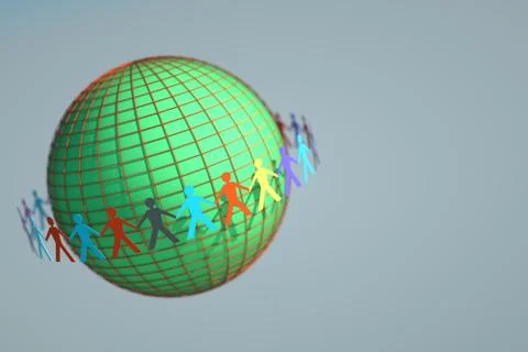 Green globe Stock-Illustration