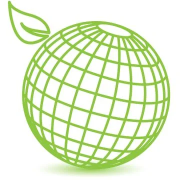 Green globe Stock Illustration