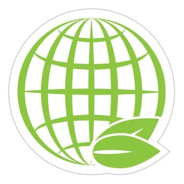 Green globe Stock Illustration