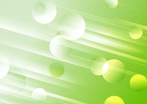 Green glossy abstract geometric background with circles and stripes イラスト素材