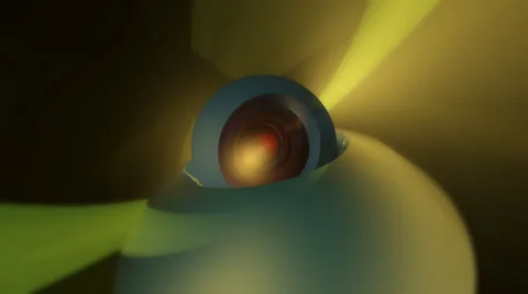 Green glossy ball with alpha Stock Footage 33248723