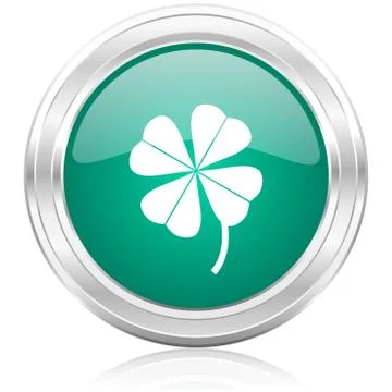 Green glossy internet icon Stock Illustration