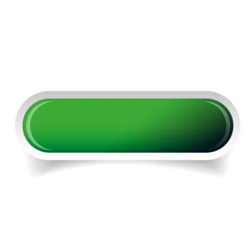 Green glossy web bar button vector Stock Illustration