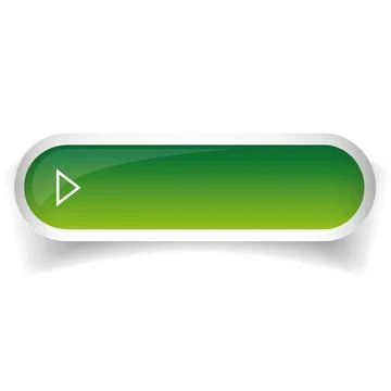 Green glossy web bar button vector 스톡 일러스트