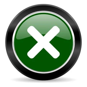 Green glossy web button Stock Illustration