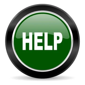 Green glossy web button Stock Illustration