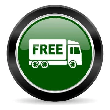 Green glossy web button Stock Illustration