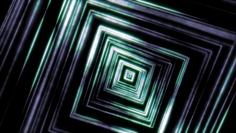Green glow cube abstract seamless art loop background Stock Footage 253904289