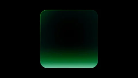 Green Glow Square Stock Footage 336063362
