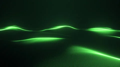 Green glowing background Stock Footage 305793745