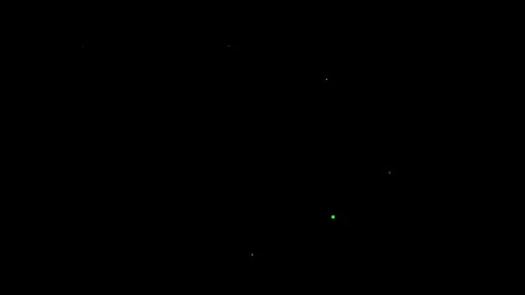 Green Glowing Bokeh Circles Floating Downwards Loop Stock-Footage 337324106