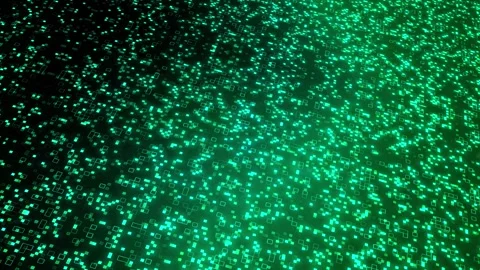 Green Glowing Digital Grid Background Animation for Futuristic Tech and Dat.. Stock-Footage 311723745