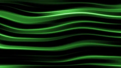 Green Glowing Edges Wavy Motion Background 5 Stock Footage 320852179