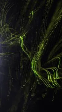 Green glowing fiber optic data lines abstract background 스톡 일러스트