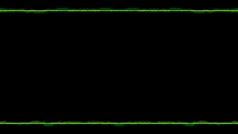 Green Glowing Frame Stock Footage 284394879