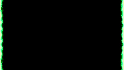 Green Glowing Frame Stock Footage 284394985