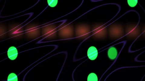 Green Glowing Lights on Abstract Dark Motion Background for Technology Pres.. Stock Footage 343715510