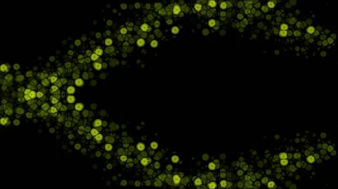 Green glowing lights in abstract wave motion - seamless background (FULL HD) Video stock 58773495