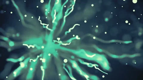 Green Glowing Lights Animation  Stock-Footage 236671387