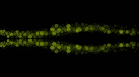 Green glowing lights flowing in double wave - seamless (FULL HD) Vídeos de archivo 61715988