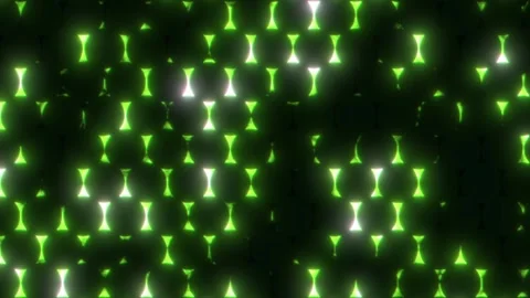 Green glowing looping digital animation Stock Footage 303803996